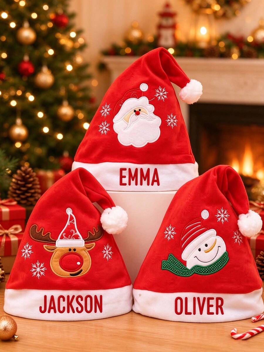 Personalized Moving Ears Christmas Hat