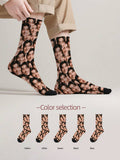1 Pair Customized Face Pattern Socks, Personalized Photo Socks, Funny Face Socks, Pet Photo Socks, Crew Socks