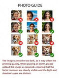 1 Pair Customized Face Pattern Socks, Personalized Photo Socks, Funny Face Socks, Pet Photo Socks, Crew Socks