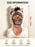 1pc Customized 3D Printed Photo Pillow, Unique Face Design, Suitable For Birthday, Christmas, Home Decor, Big Head Pillow, Personalized Funny Gift