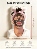 1pc Customized 3D Printed Photo Pillow, Unique Face Design, Suitable For Birthday, Christmas, Home Decor, Big Head Pillow, Personalized Funny Gift