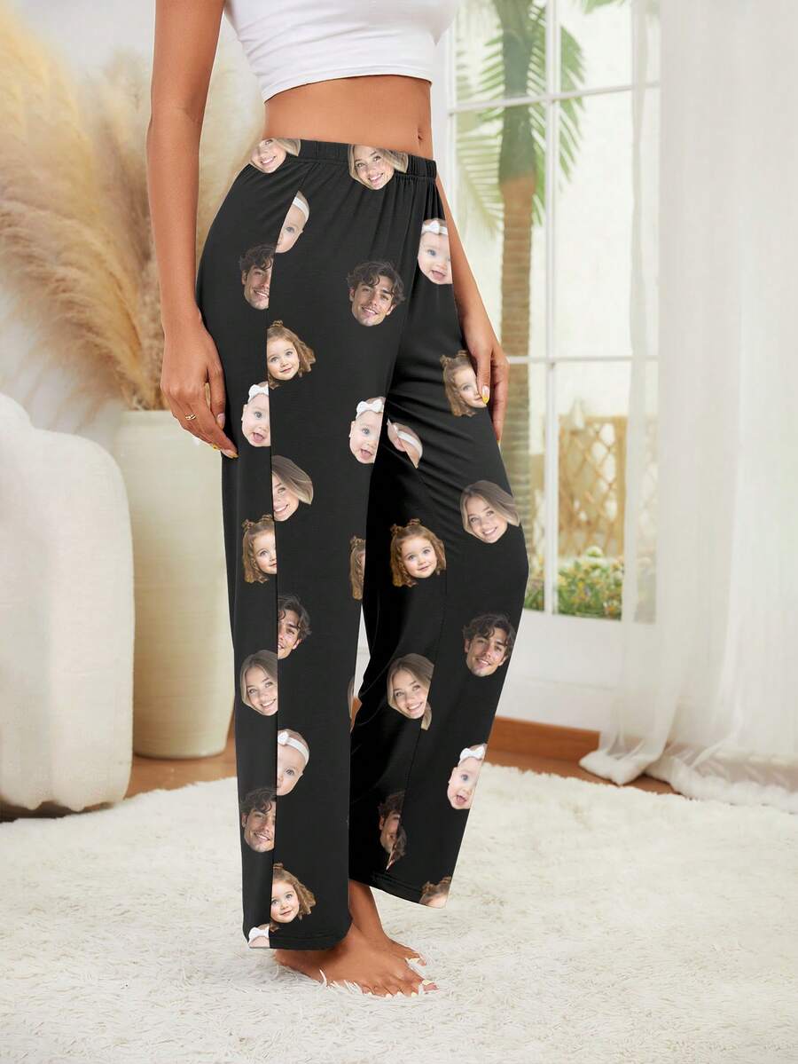 Customized Women's Sleepwear, Customizable With Any Unique Pattern As A Holiday Gift, Suitable For Couples, Friends, Holiday Parties, Christmas