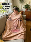 Personalized Family Photo Throw Blanket
