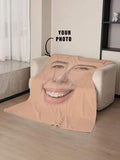 Personalized Family Photo Throw Blanket