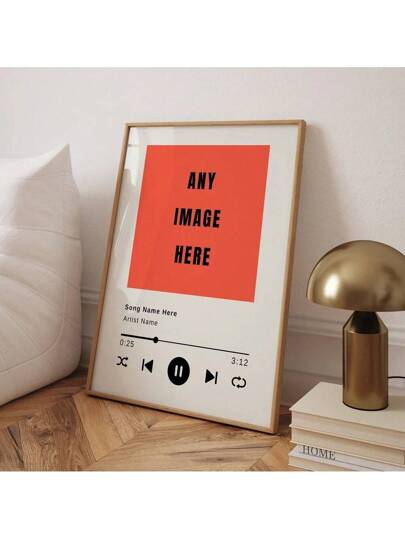 1PC Custom Music Album Poster Print, Personalized Canvas Song Poster, High Definition Printing, Choose Your Own Album, Gift For Her Home Wall Hanging Decoration,Frameless, Music Lover Gift