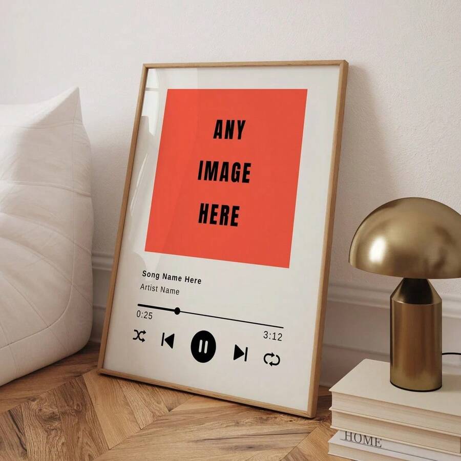 1PC Custom Music Album Poster Print, Personalized Canvas Song Poster, High Definition Printing, Choose Your Own Album, Gift For Her Home Wall Hanging Decoration,Frameless, Music Lover Gift