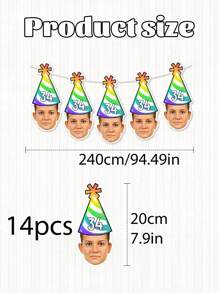 Personalized Birthday Face Photo Banner