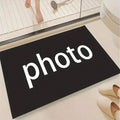 1pc Custom Photo Floor Mat | Personalized Non-Slip, Reusable, Machine Washable, Anti-Fading, Polyester, For Bedroom Living Room Kitchen Bathroom Laundry Room, Housewarming Gift, Personalized Gifts, Doormats, Indoor Outdoor Use, Aesthetic Home