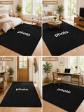 1pc Custom Photo Floor Mat | Personalized Non-Slip, Reusable, Machine Washable, Anti-Fading, Polyester, For Bedroom Living Room Kitchen Bathroom Laundry Room, Housewarming Gift, Personalized Gifts, Doormats, Indoor Outdoor Use, Aesthetic Home