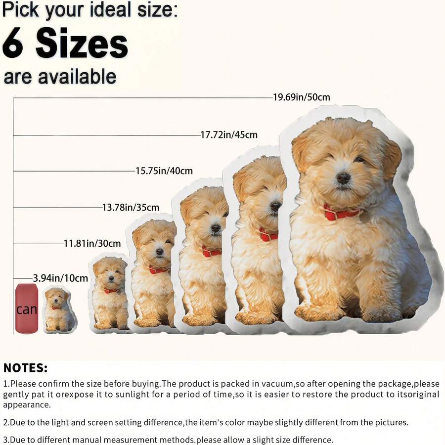 Personalized Double-Sided Pet Photo Pillow