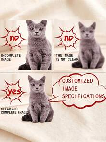 Personalized Double-Sided Pet Photo Pillow