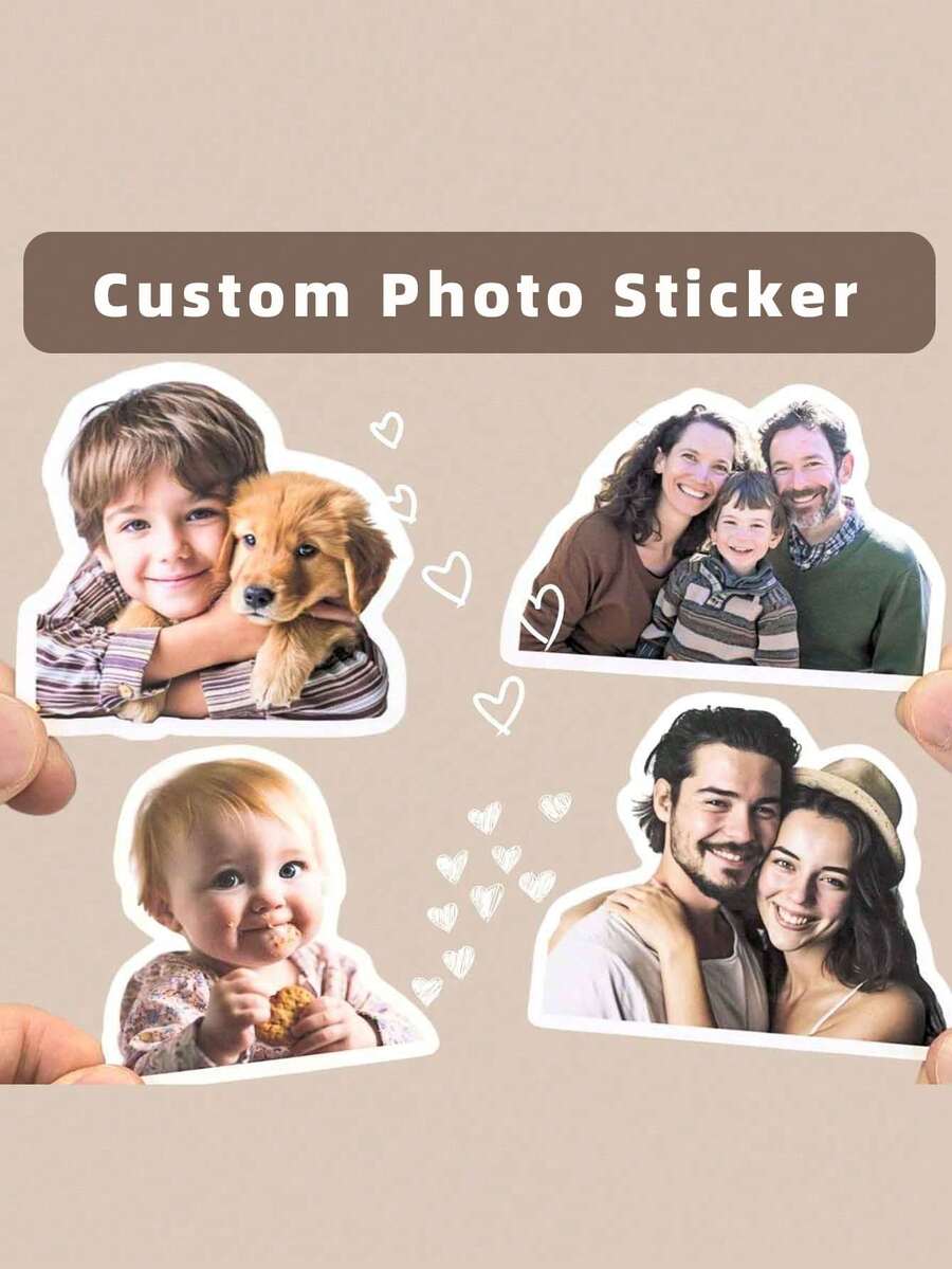 Custom Portrait Photo Stickers