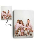 Customized Canvas Photo With DIY Wooden Frame Or Frameless Poster, Personalized Photo For Your Loved Ones, Family, Friends And Pets, Large Size Home Decor, Can Be Customized As Wedding/Anniversary, Mother's Day, Father's Day, Birthday, Graduation Gift, Customized Wall Art,Home Decor Living Room ,2026-Collection