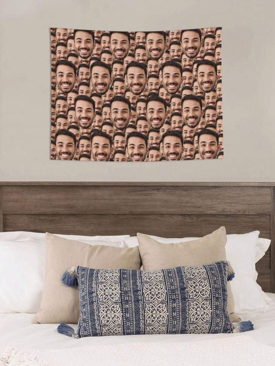 Personalized Photo Wall Tapestry