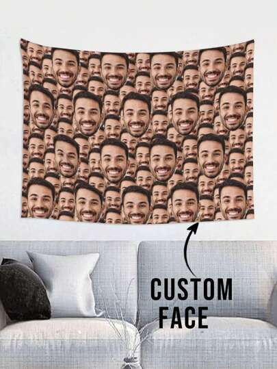 Personalized Photo Wall Tapestry
