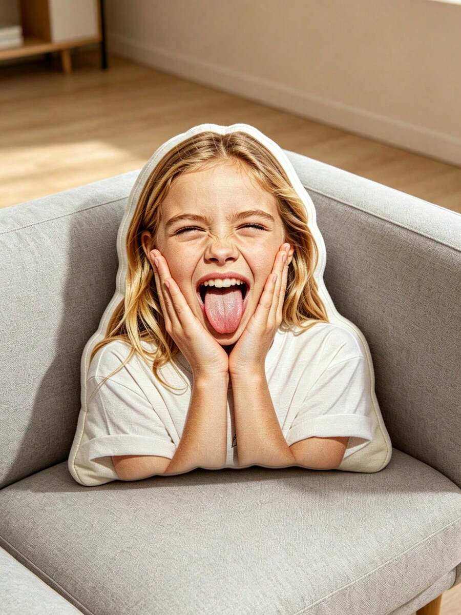 Custom Portrait Shaped Photo Pillow