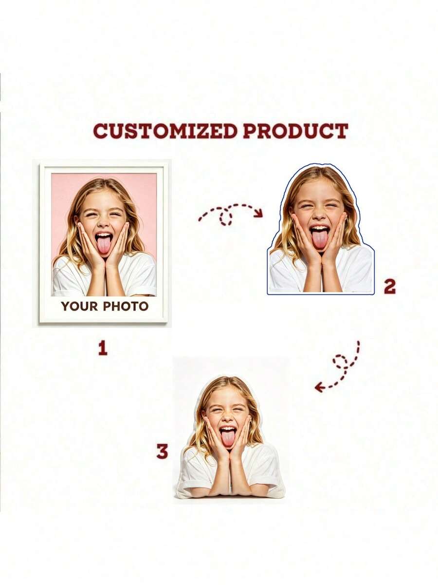 Custom Portrait Shaped Photo Pillow