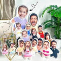 Custom Portrait Shaped Photo Pillow