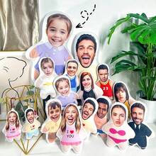 Custom Portrait Shaped Photo Pillow