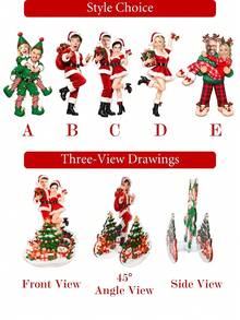 Personalized Christmas Photo Wobble Stand