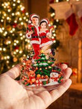 Personalized Christmas Photo Wobble Stand