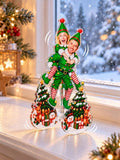 Personalized Christmas Photo Wobble Stand