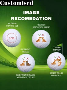 Personalized Photo and Logo Golf Ball