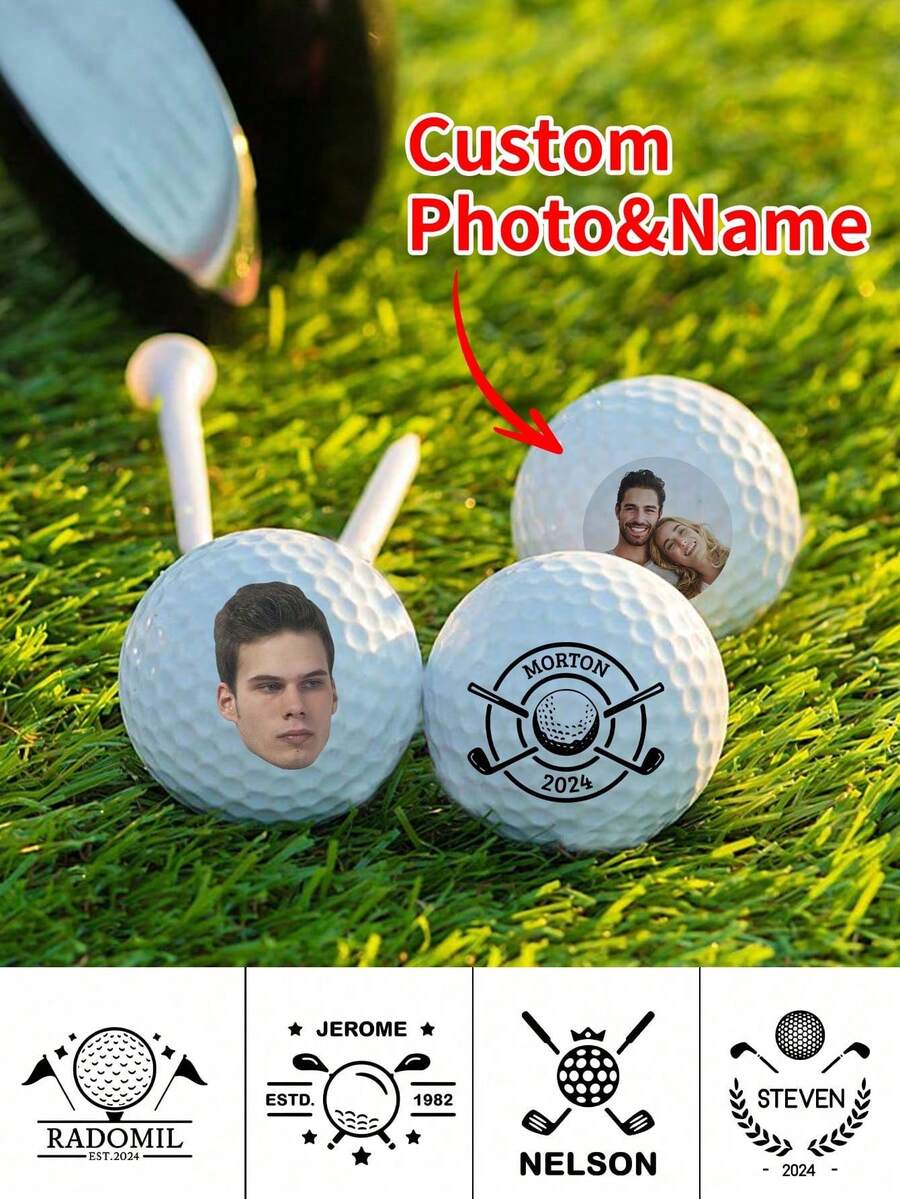 Personalized Photo and Logo Golf Ball