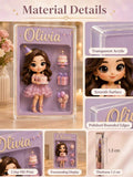 Custom Cartoon Portrait Acrylic Block