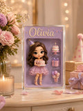 Custom Cartoon Portrait Acrylic Block