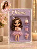 Custom Cartoon Portrait Acrylic Block