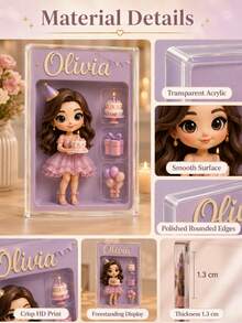 Custom Cartoon Portrait Acrylic Block