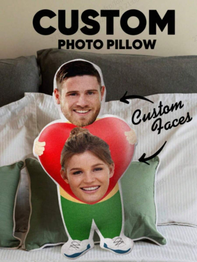 Personalized Couple Portrait Pillow