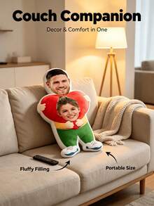 Personalized Couple Portrait Pillow