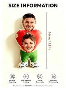 Personalized Couple Portrait Pillow
