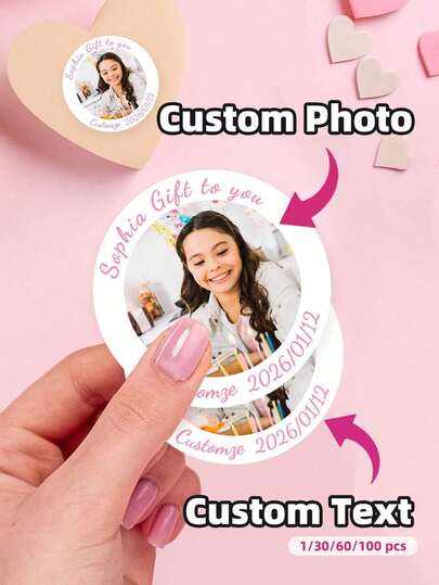 Custom Photo Sticker Labels