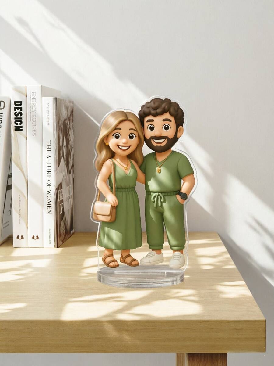 Custom Cartoon Portrait Photo Stand