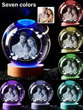 Personalized Photo Crystal Night Light