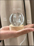 Personalized Photo Crystal Night Light