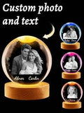 Personalized Photo Crystal Night Light