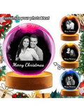 Personalized Photo Crystal Night Light