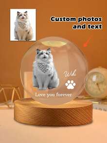 Personalized Photo Crystal Night Light