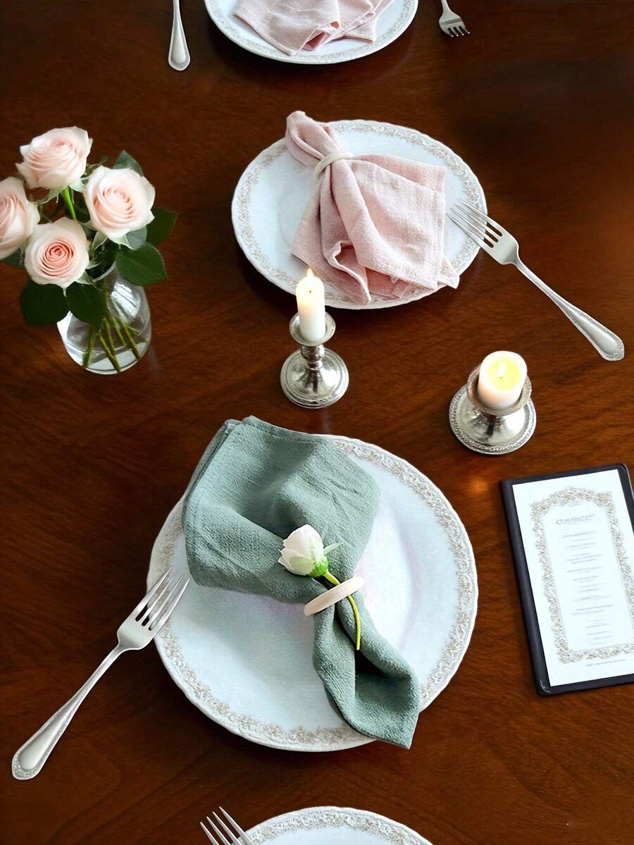 Personalized Embroidered Cloth Napkin