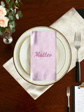 Personalized Embroidered Cloth Napkin