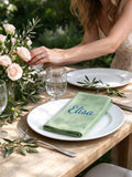 Personalized Embroidered Cloth Napkin