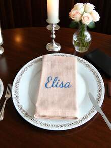 Personalized Embroidered Cloth Napkin