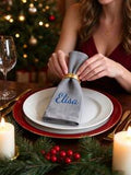 Personalized Embroidered Cloth Napkin