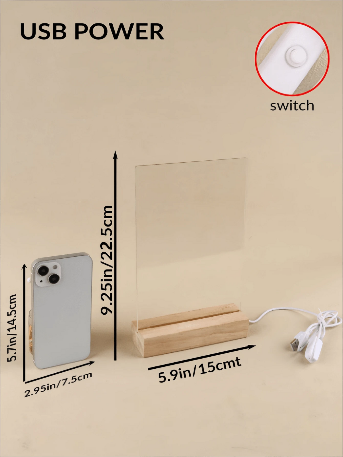 Custom Photo and Song Acrylic Plaque