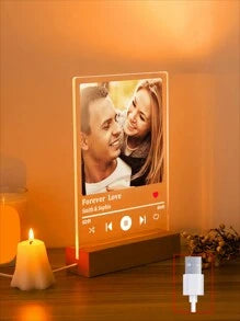 Custom Photo and Song Acrylic Plaque