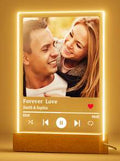 Custom Photo and Song Acrylic Plaque